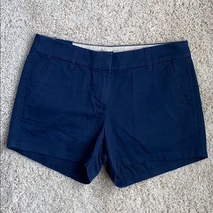 Navy JCrew Factory 3.5” Chino Shorts
